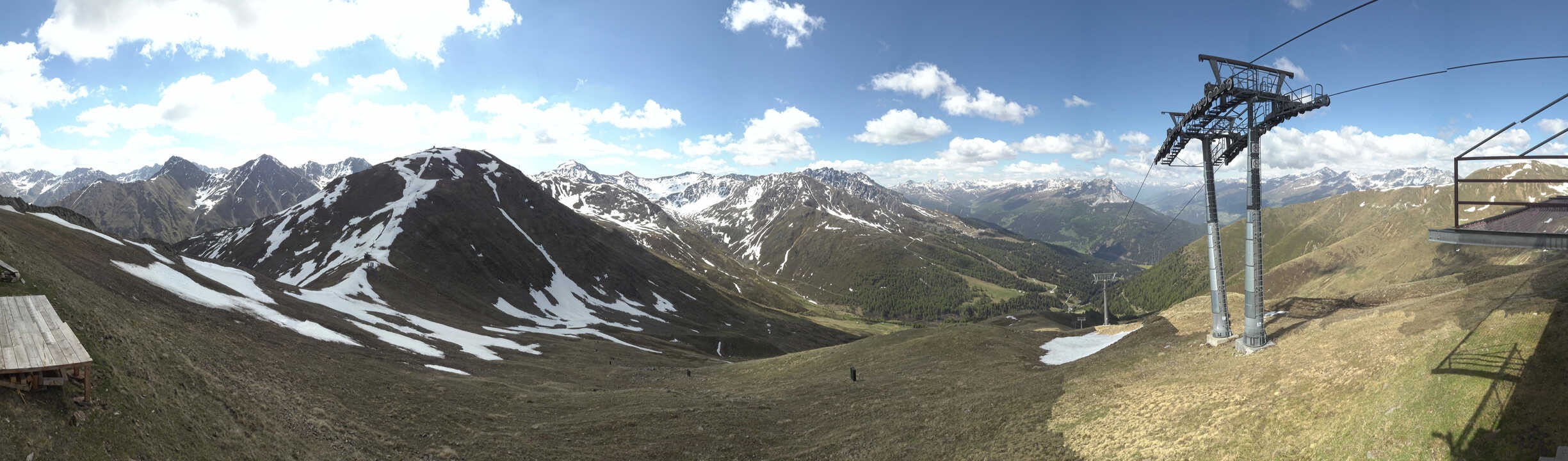Archiv Foto Webcam Panoramablick Tscheyeck