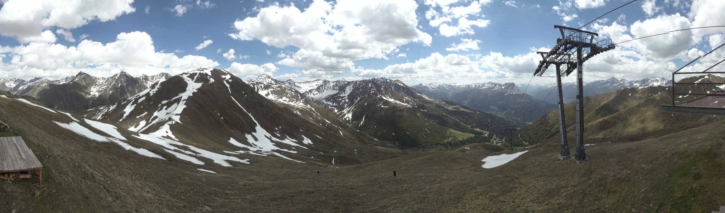Archiv Foto Webcam Panoramablick Tscheyeck