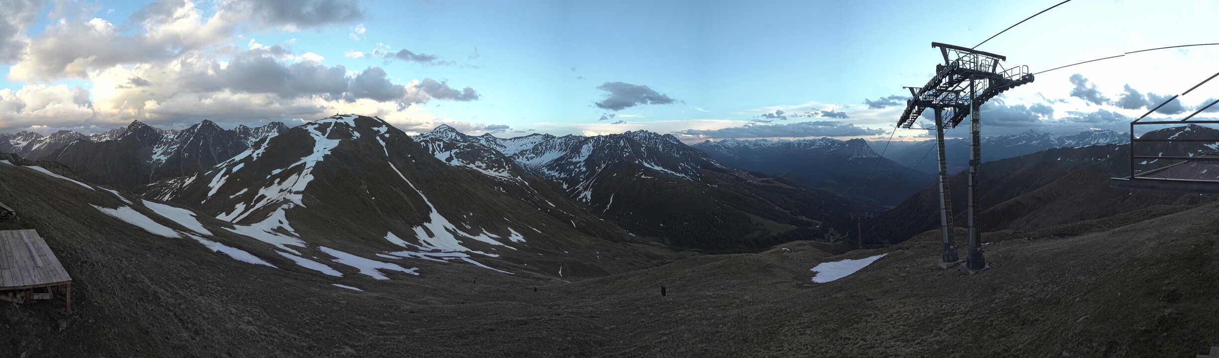 Archiv Foto Webcam Panoramablick Tscheyeck