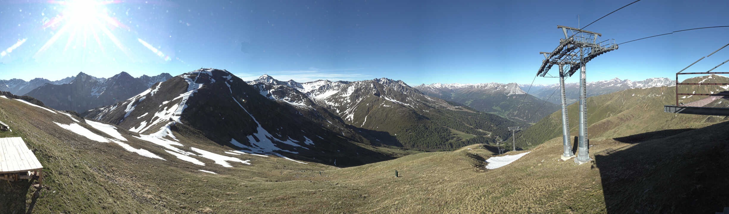 Archiv Foto Webcam Panoramablick Tscheyeck