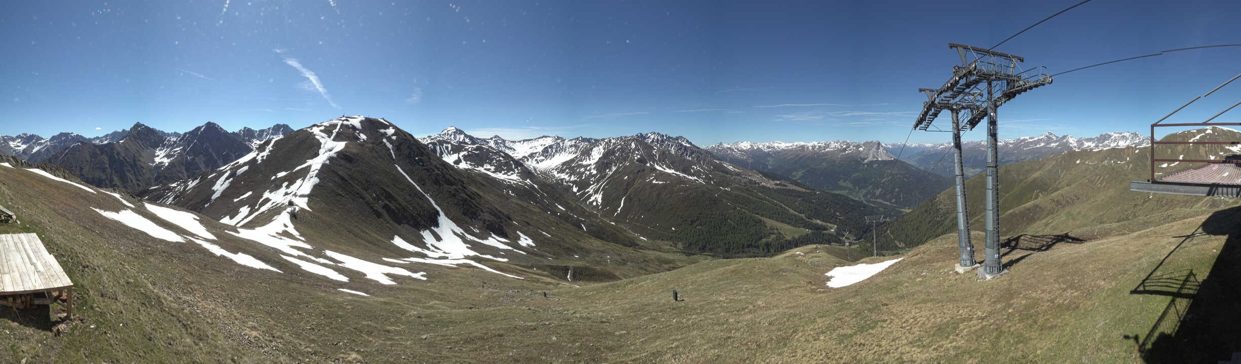 Archiv Foto Webcam Panoramablick Tscheyeck