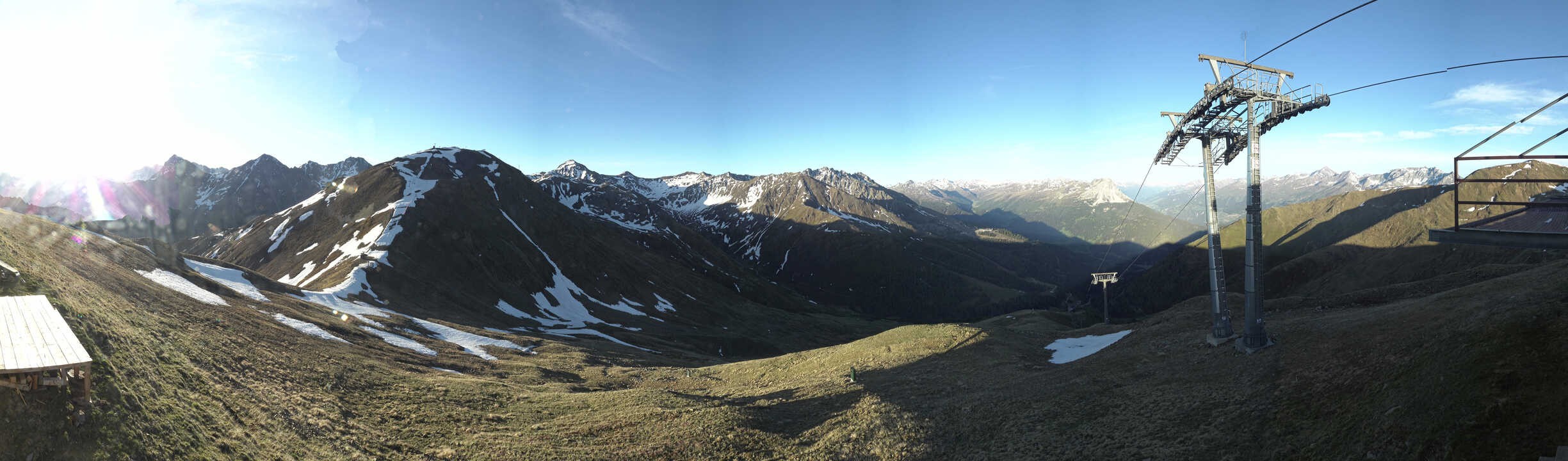 Archiv Foto Webcam Panoramablick Tscheyeck