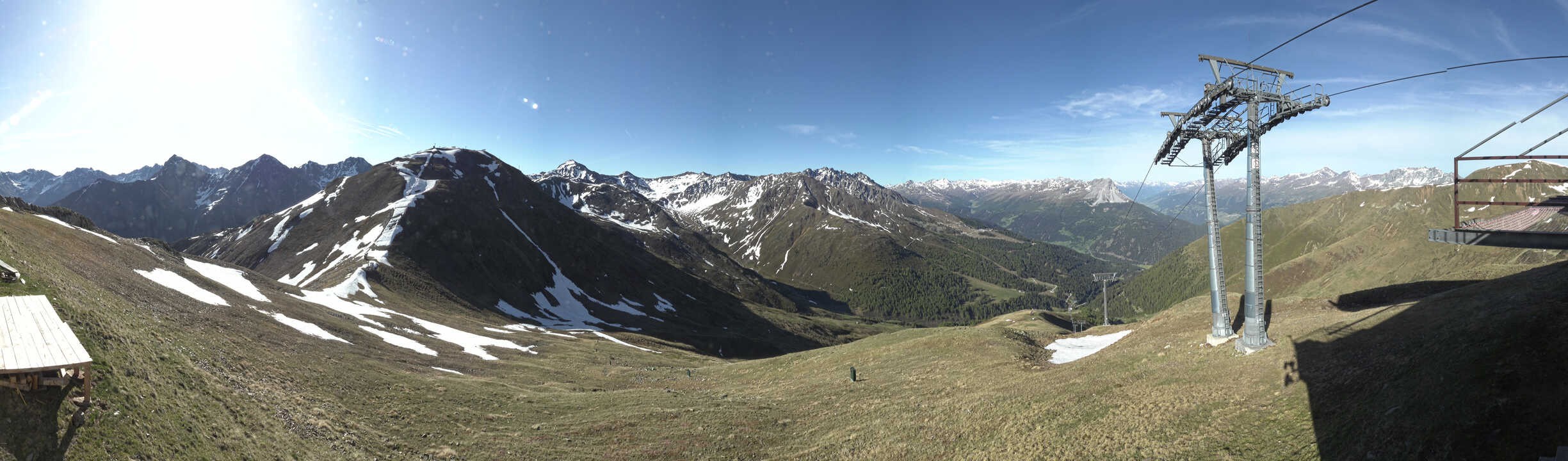 Archiv Foto Webcam Panoramablick Tscheyeck