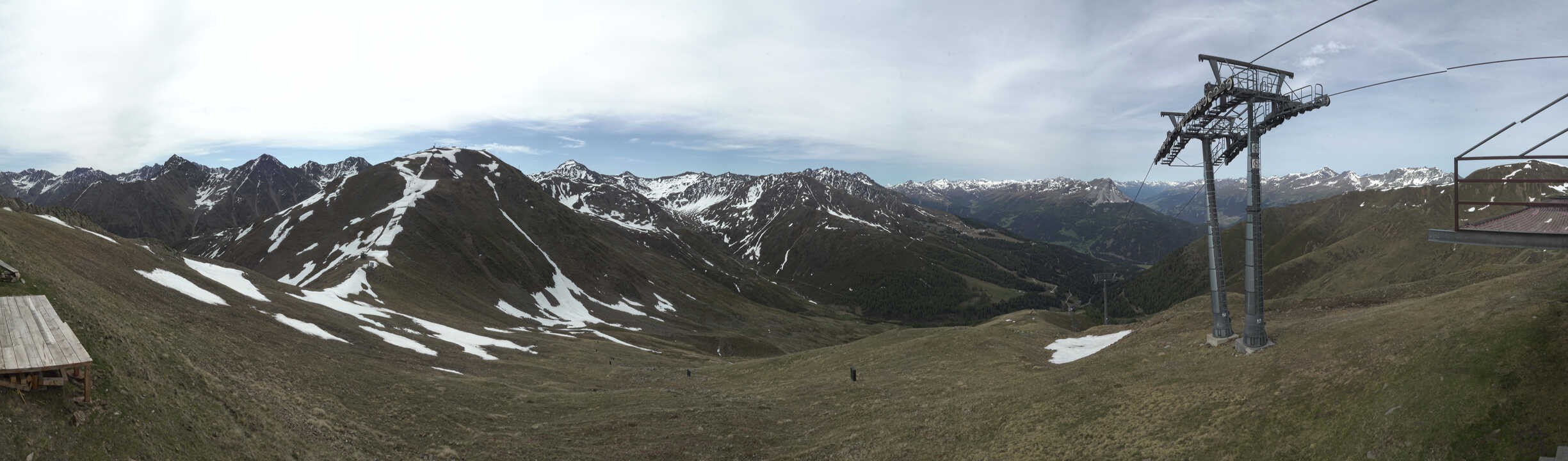 Archiv Foto Webcam Panoramablick Tscheyeck