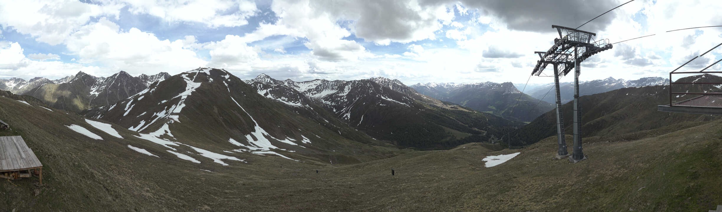 Archiv Foto Webcam Panoramablick Tscheyeck