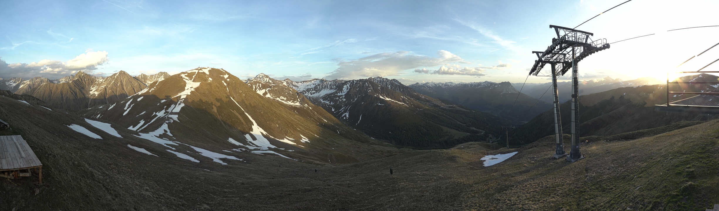 Archiv Foto Webcam Panoramablick Tscheyeck