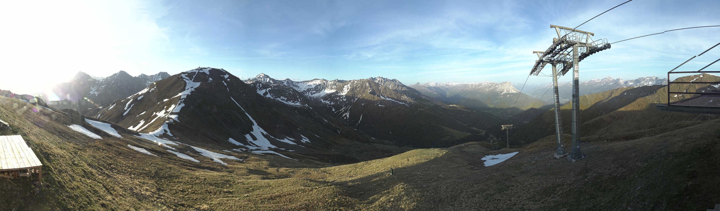 Archiv Foto Webcam Panoramablick Tscheyeck