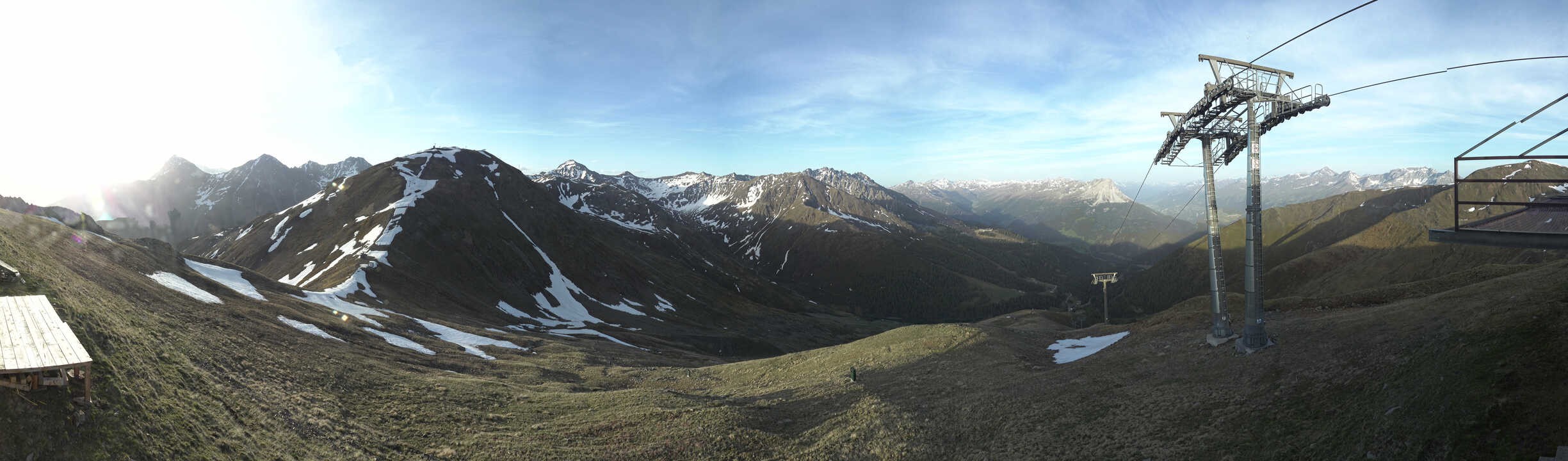 Archiv Foto Webcam Panoramablick Tscheyeck