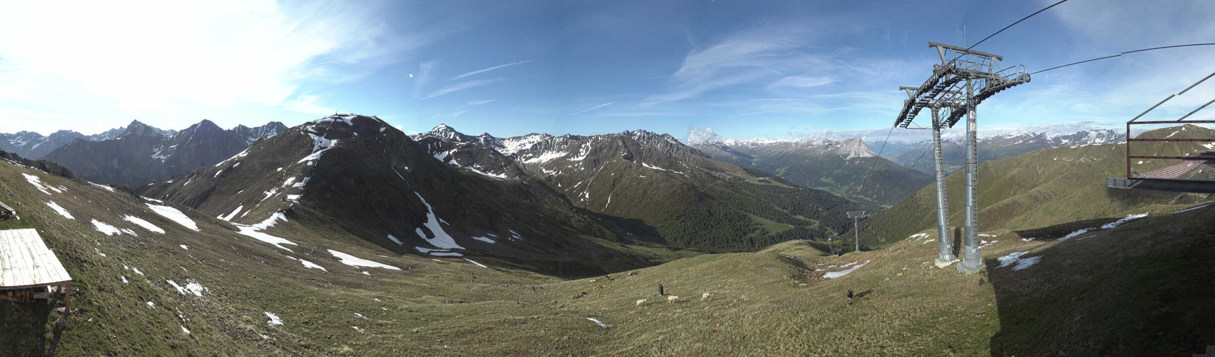 Archiv Foto Webcam Panoramablick Tscheyeck