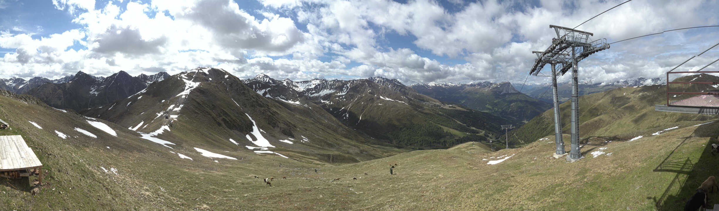 Archiv Foto Webcam Panoramablick Tscheyeck