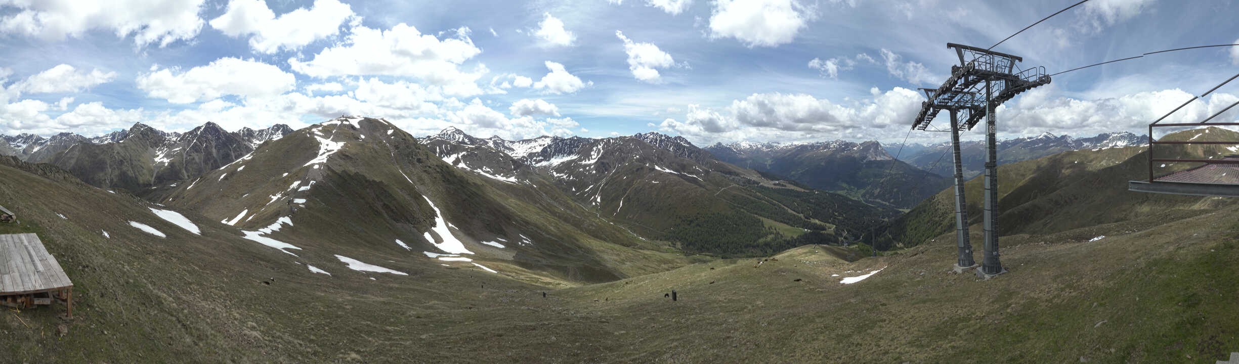Archiv Foto Webcam Panoramablick Tscheyeck