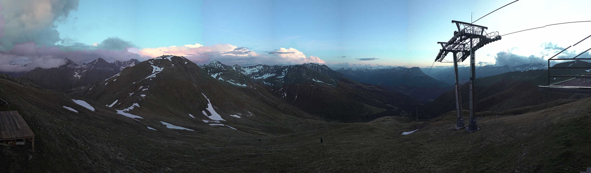 Archiv Foto Webcam Panoramablick Tscheyeck
