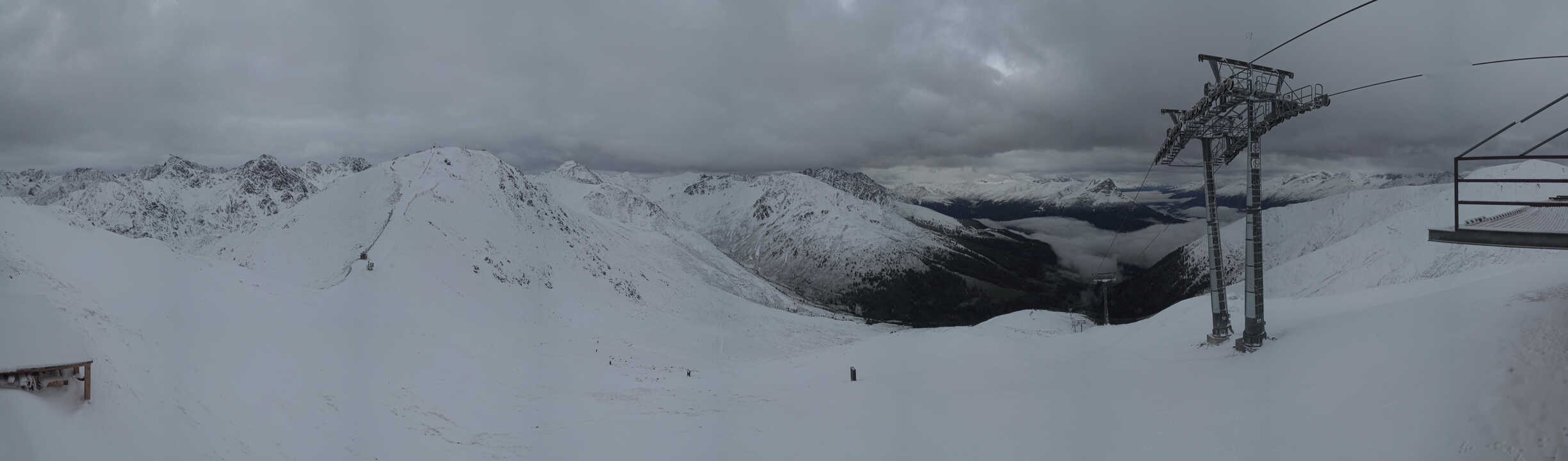 Archiv Foto Webcam Panoramablick Tscheyeck