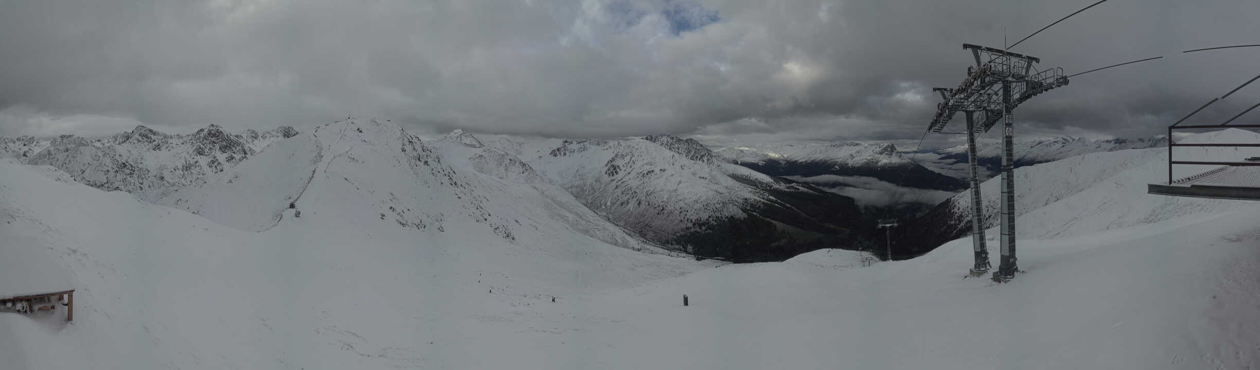 Archiv Foto Webcam Panoramablick Tscheyeck