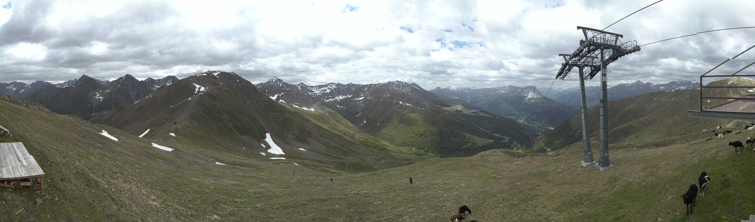 Archiv Foto Webcam Panoramablick Tscheyeck