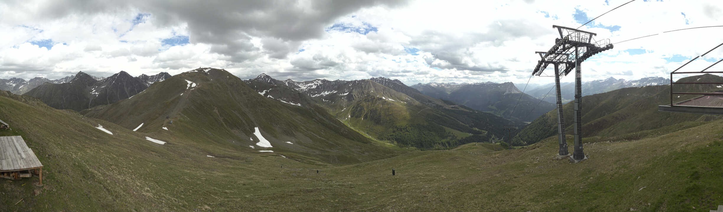 Archiv Foto Webcam Panoramablick Tscheyeck