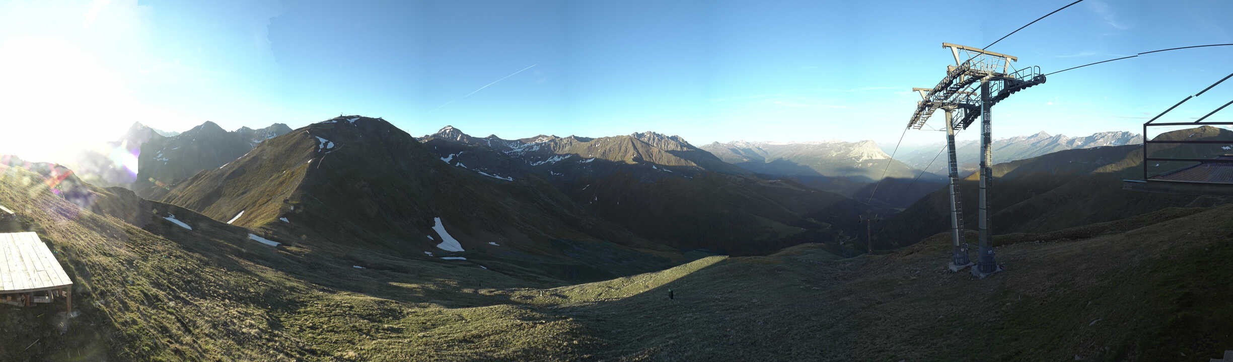 Archiv Foto Webcam Panoramablick Tscheyeck