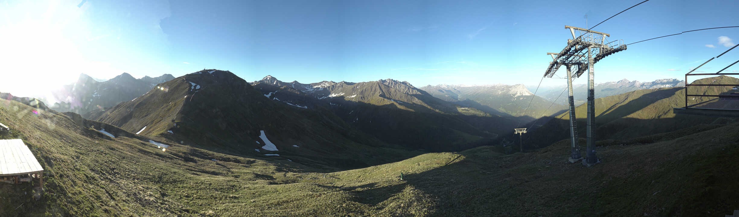 Archiv Foto Webcam Panoramablick Tscheyeck