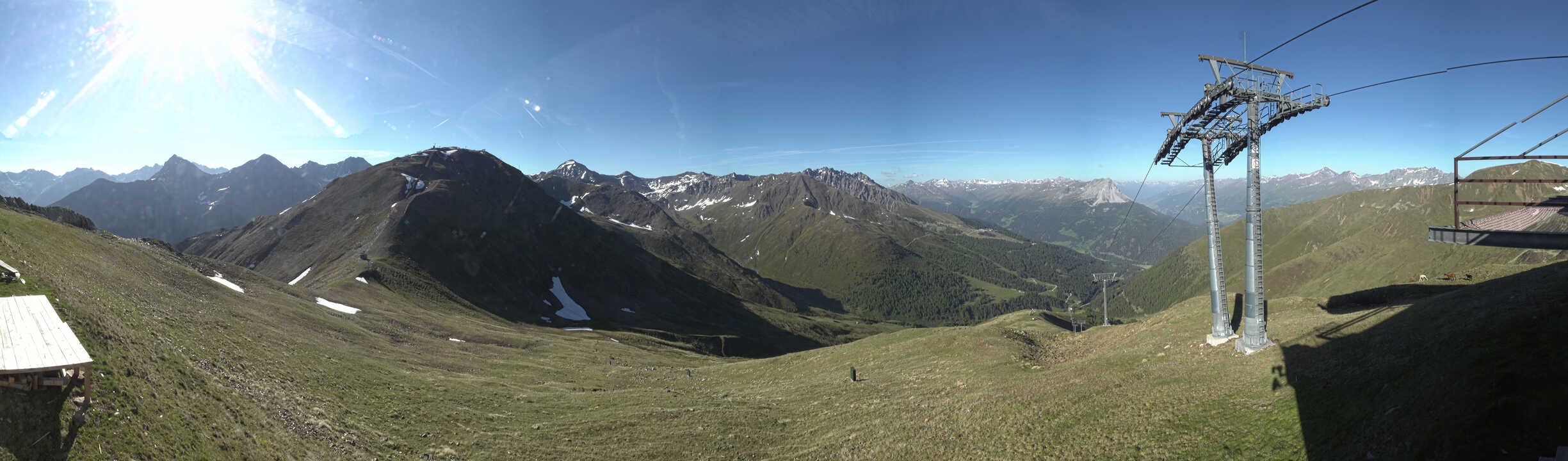 Archiv Foto Webcam Panoramablick Tscheyeck