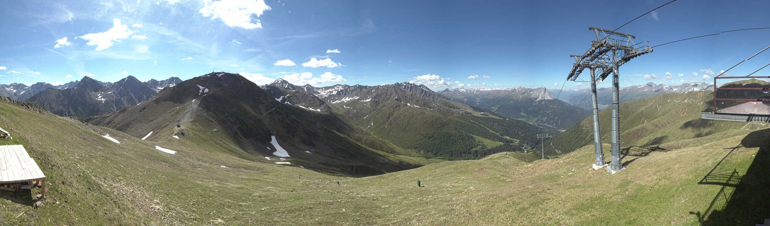 Archiv Foto Webcam Panoramablick Tscheyeck