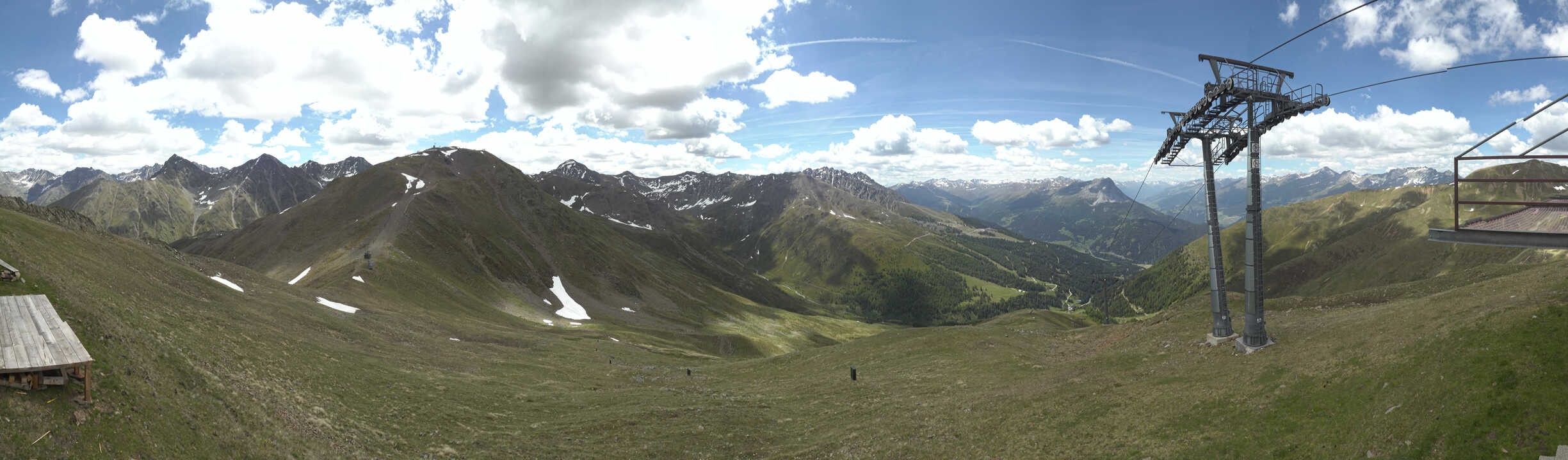 Archiv Foto Webcam Panoramablick Tscheyeck