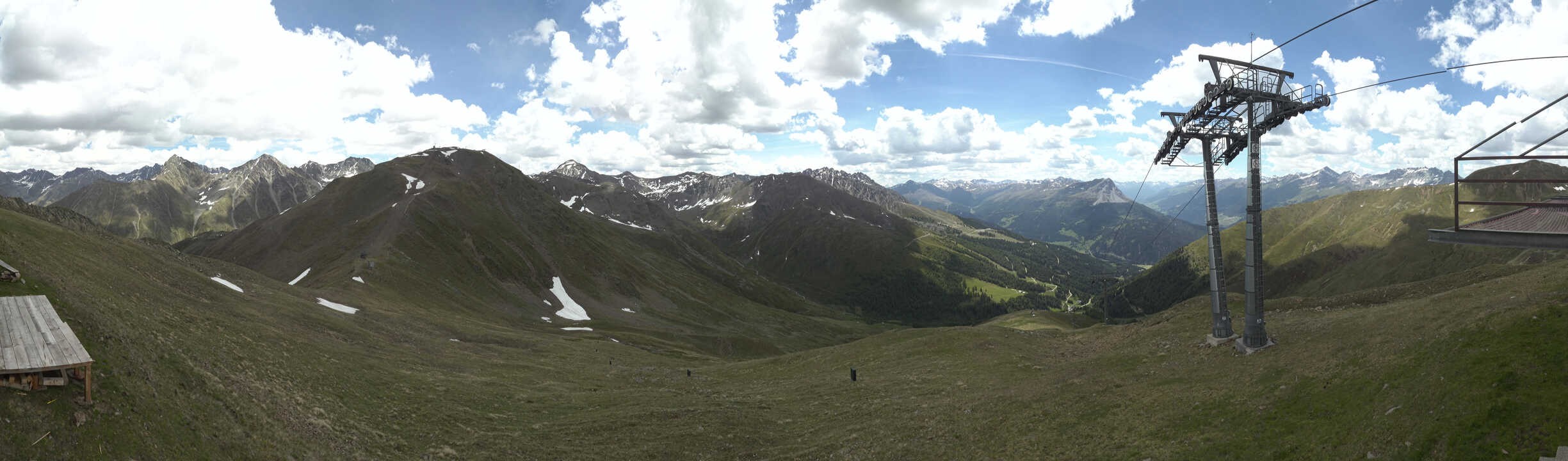 Archiv Foto Webcam Panoramablick Tscheyeck