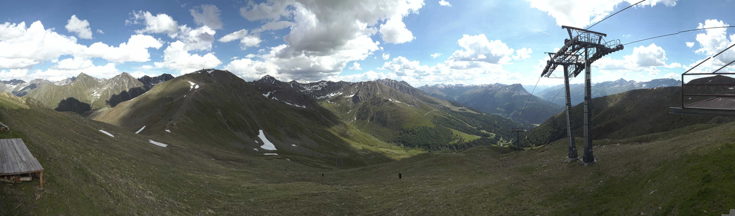Archiv Foto Webcam Panoramablick Tscheyeck
