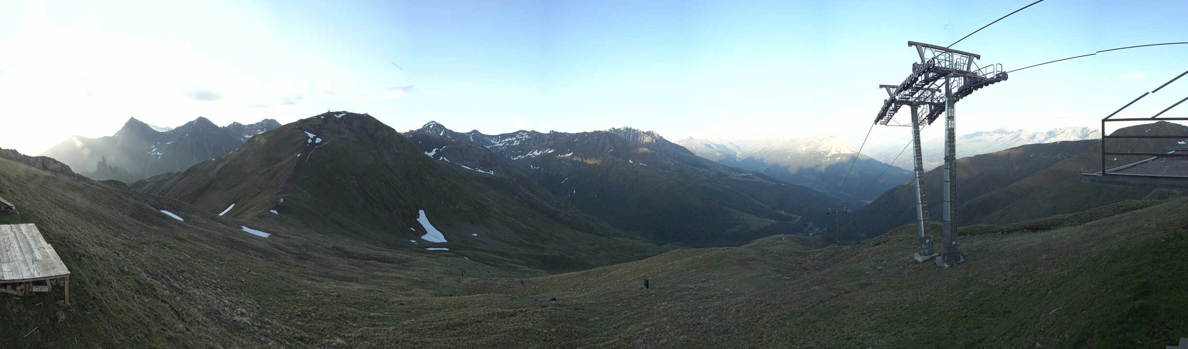 Archiv Foto Webcam Panoramablick Tscheyeck