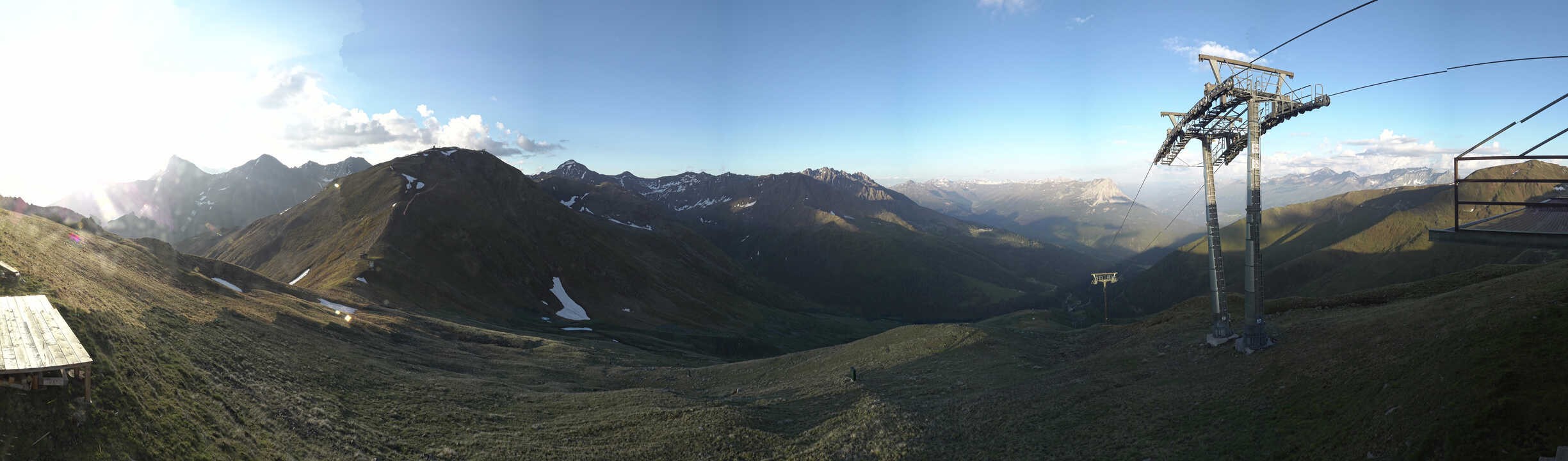 Archiv Foto Webcam Panoramablick Tscheyeck