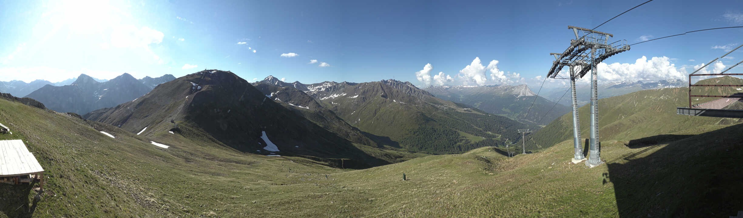 Archiv Foto Webcam Panoramablick Tscheyeck