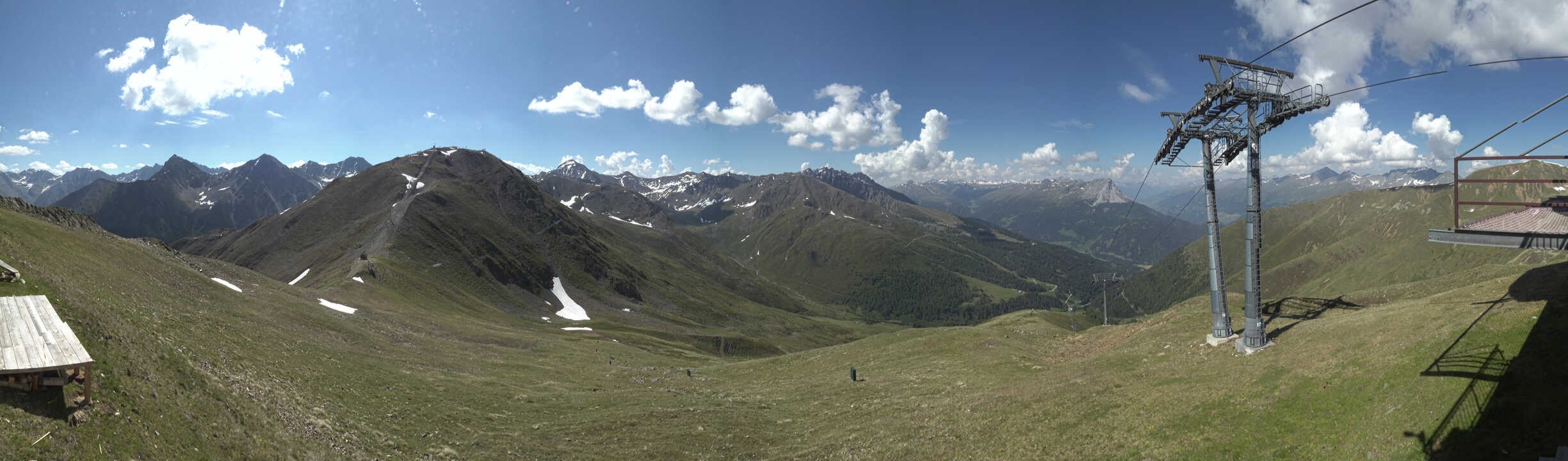 Archiv Foto Webcam Panoramablick Tscheyeck