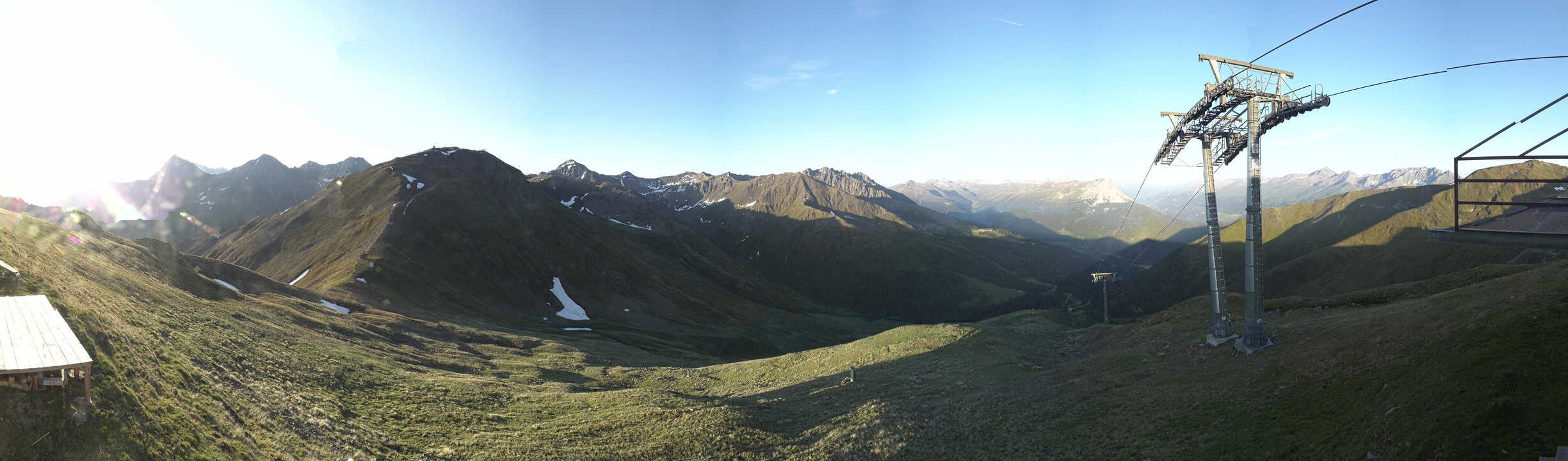Archiv Foto Webcam Panoramablick Tscheyeck