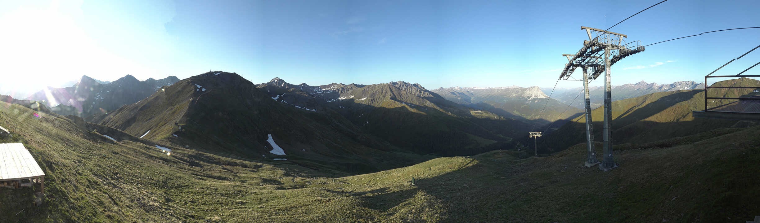 Archiv Foto Webcam Panoramablick Tscheyeck