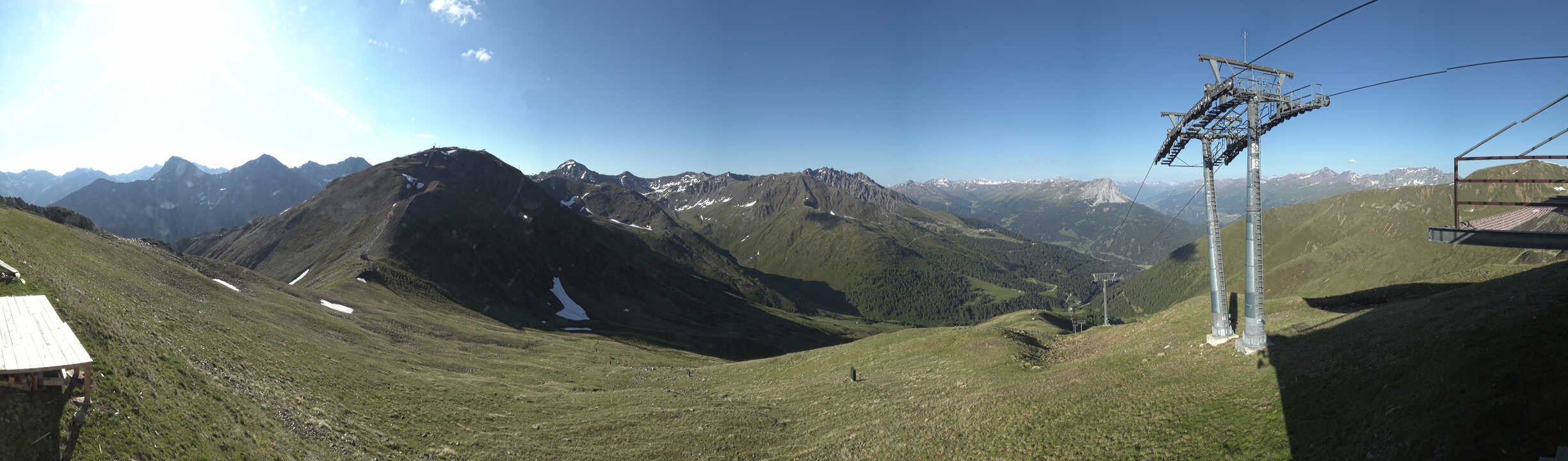 Archiv Foto Webcam Panoramablick Tscheyeck