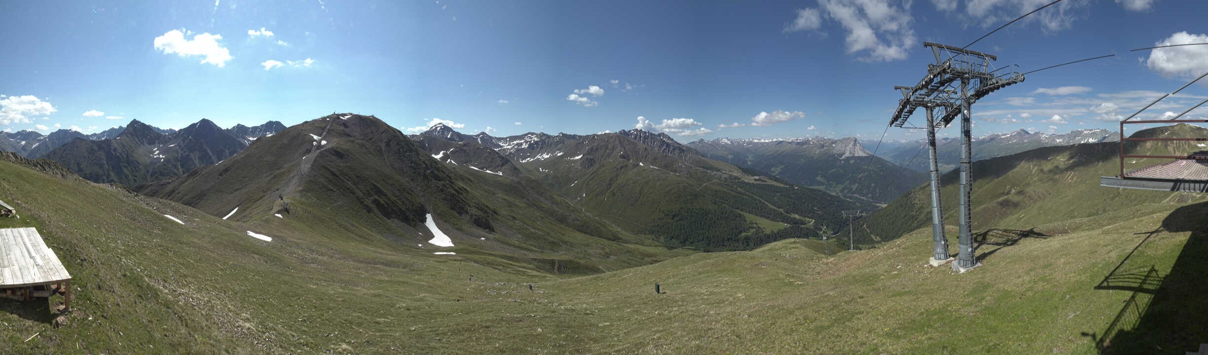 Archiv Foto Webcam Panoramablick Tscheyeck