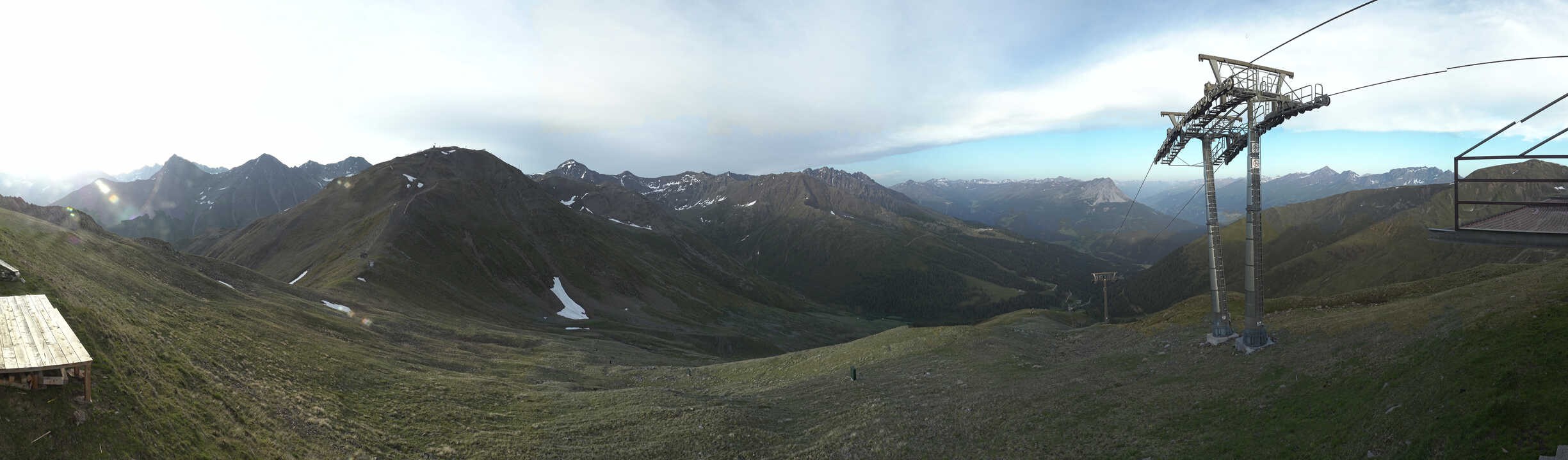 Archiv Foto Webcam Panoramablick Tscheyeck