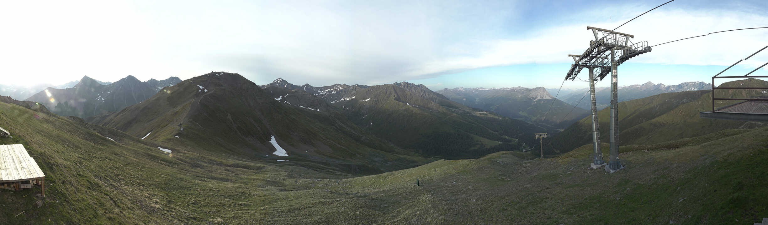Archiv Foto Webcam Panoramablick Tscheyeck
