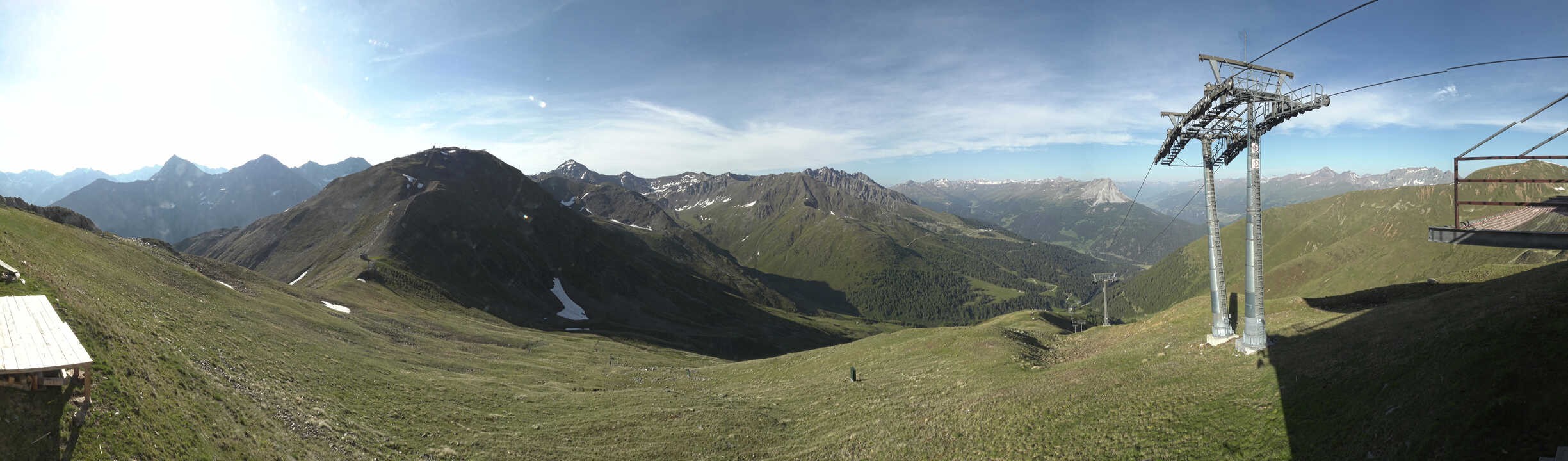 Archiv Foto Webcam Panoramablick Tscheyeck