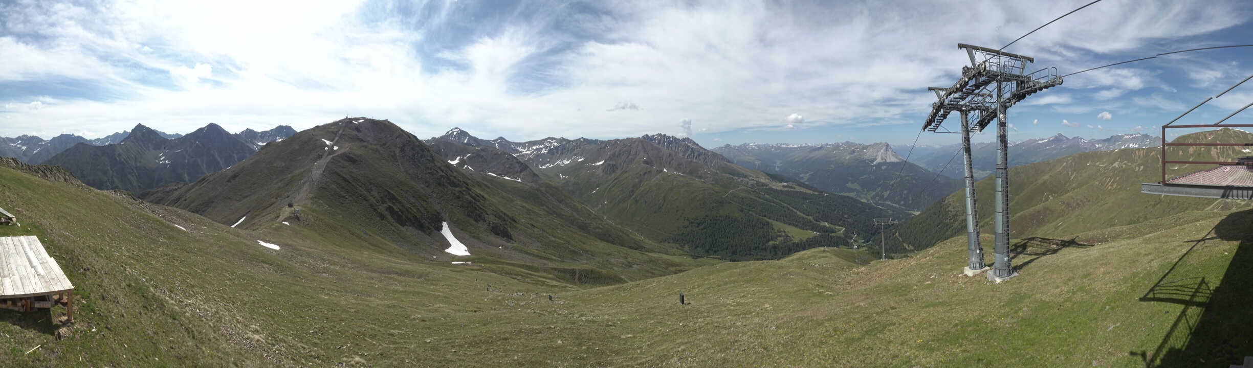 Archiv Foto Webcam Panoramablick Tscheyeck