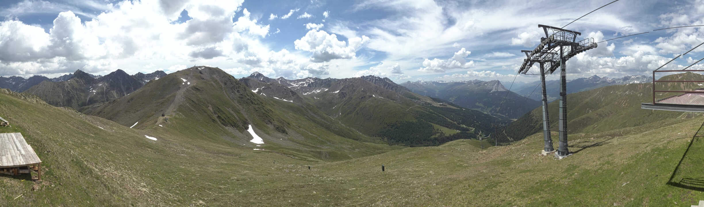 Archiv Foto Webcam Panoramablick Tscheyeck