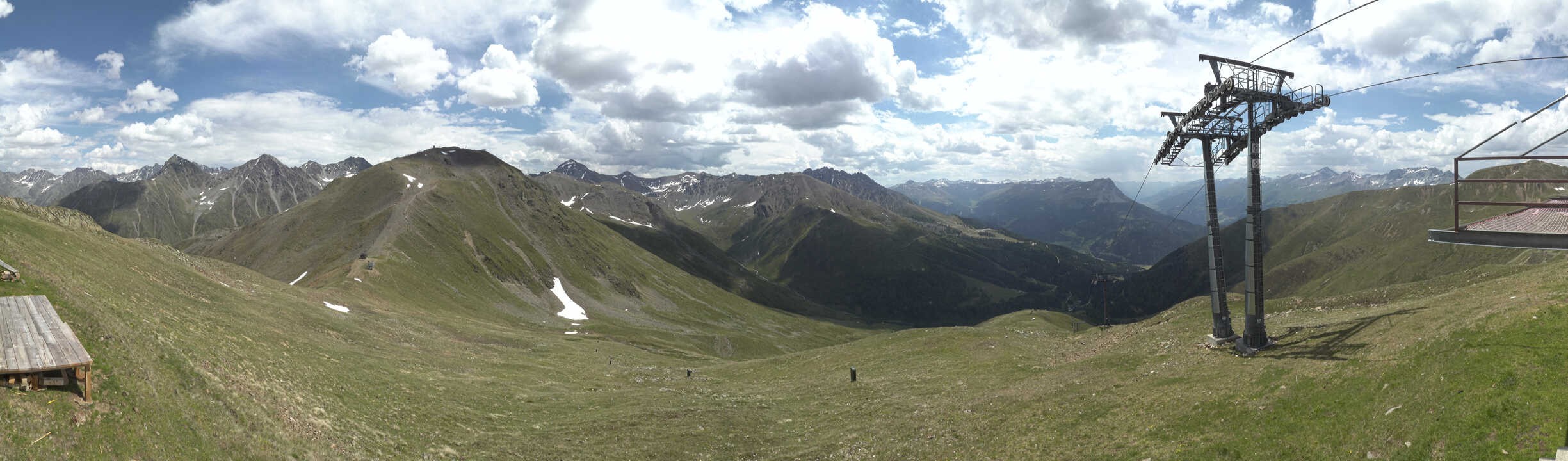 Archiv Foto Webcam Panoramablick Tscheyeck