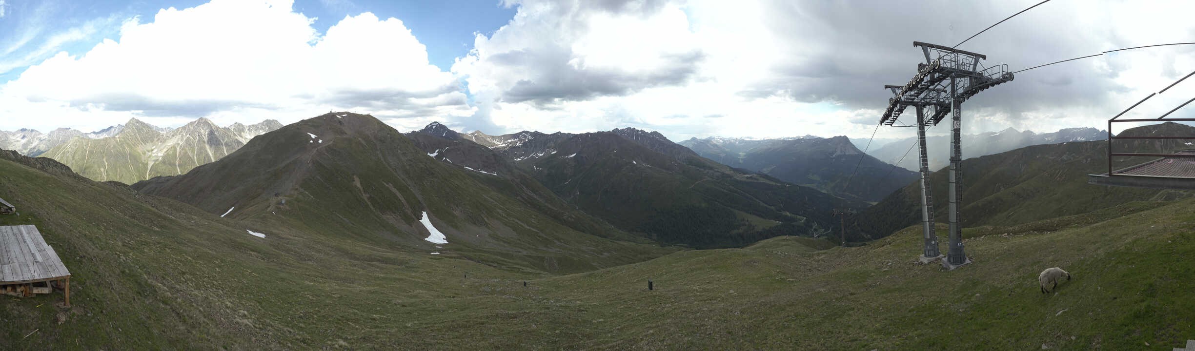 Archiv Foto Webcam Panoramablick Tscheyeck