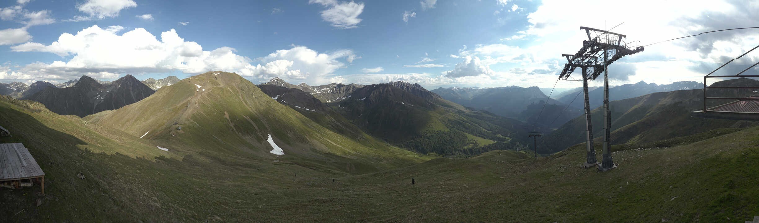 Archiv Foto Webcam Panoramablick Tscheyeck