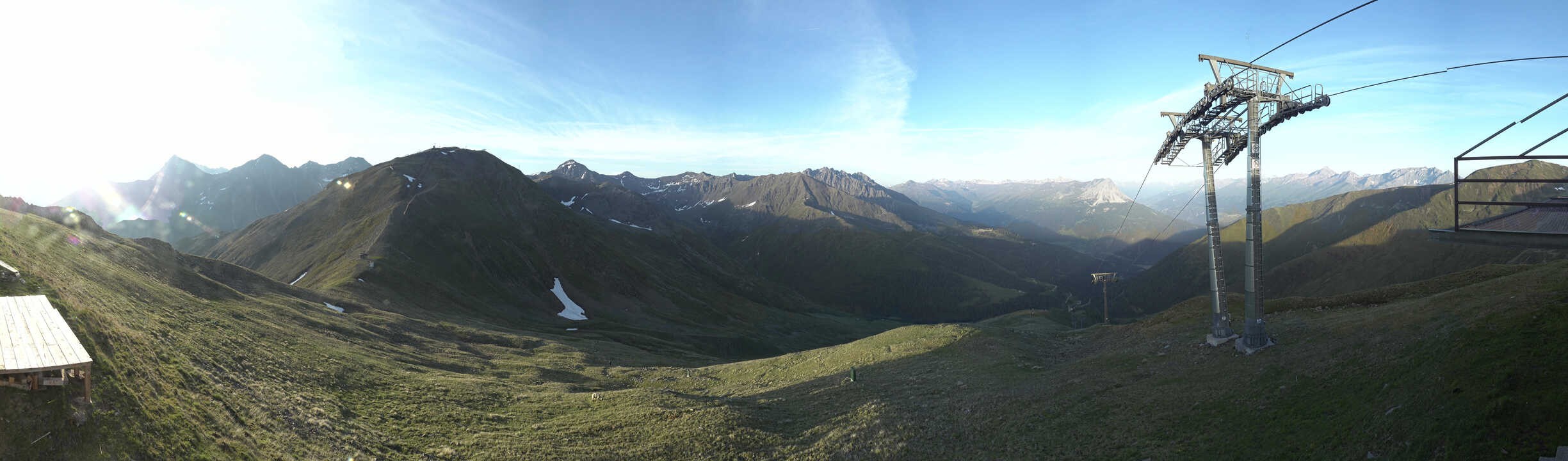 Archiv Foto Webcam Panoramablick Tscheyeck