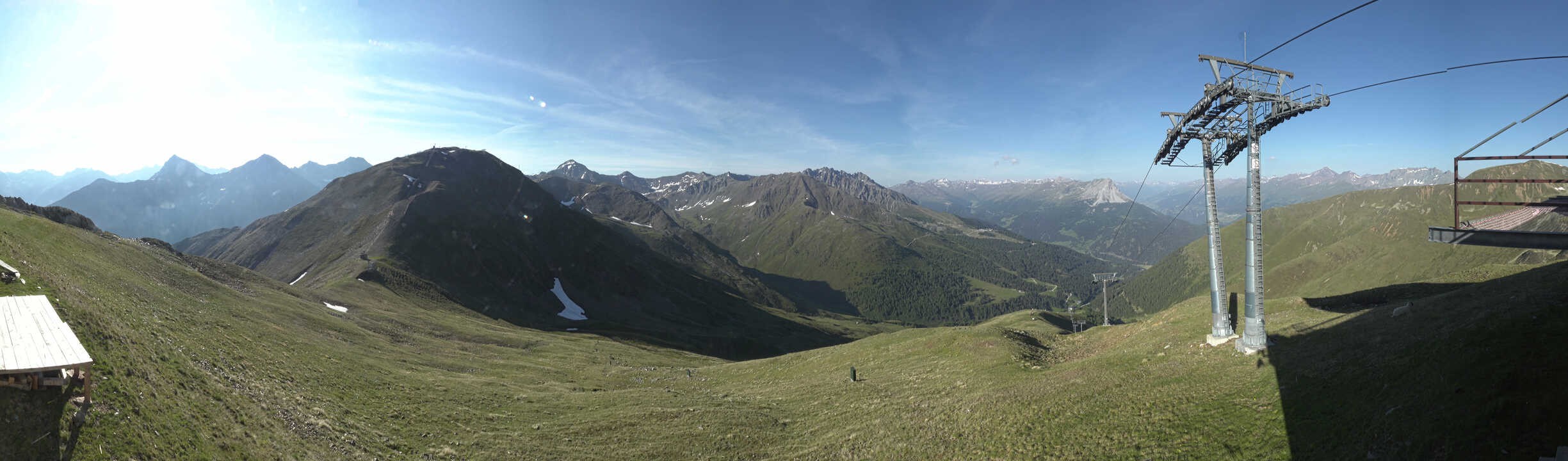 Archiv Foto Webcam Panoramablick Tscheyeck