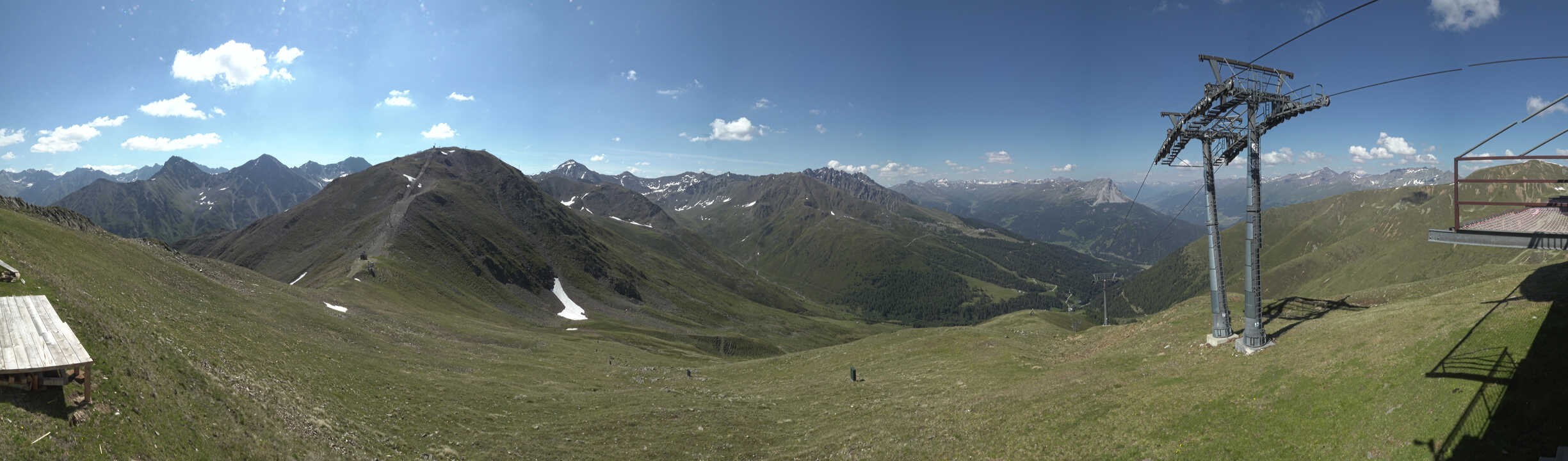 Archiv Foto Webcam Panoramablick Tscheyeck