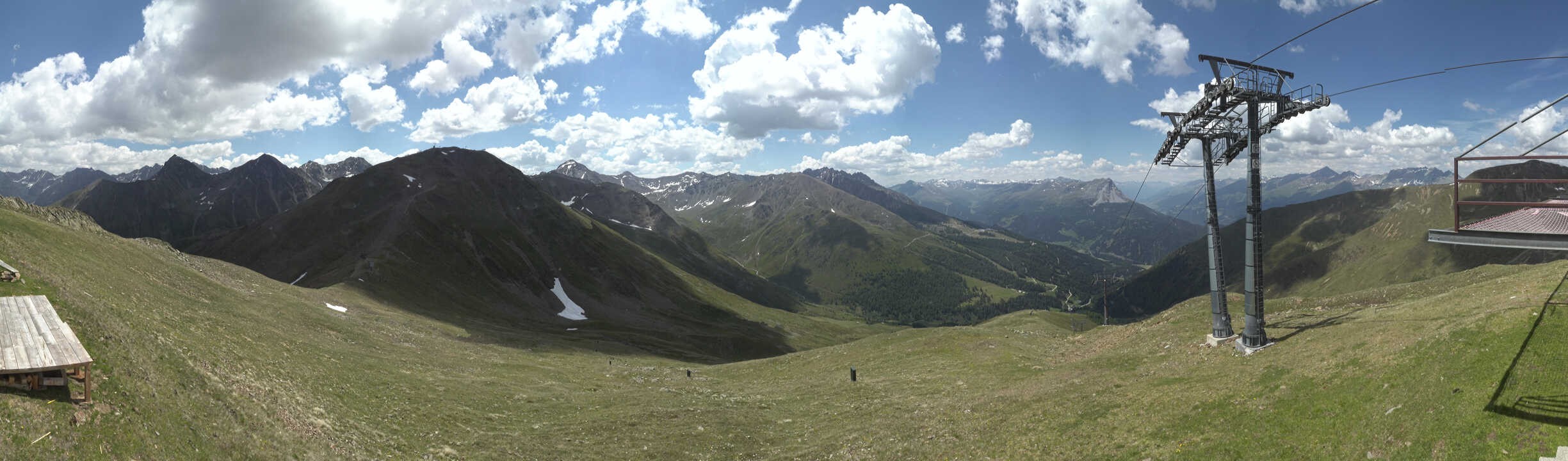 Archiv Foto Webcam Panoramablick Tscheyeck
