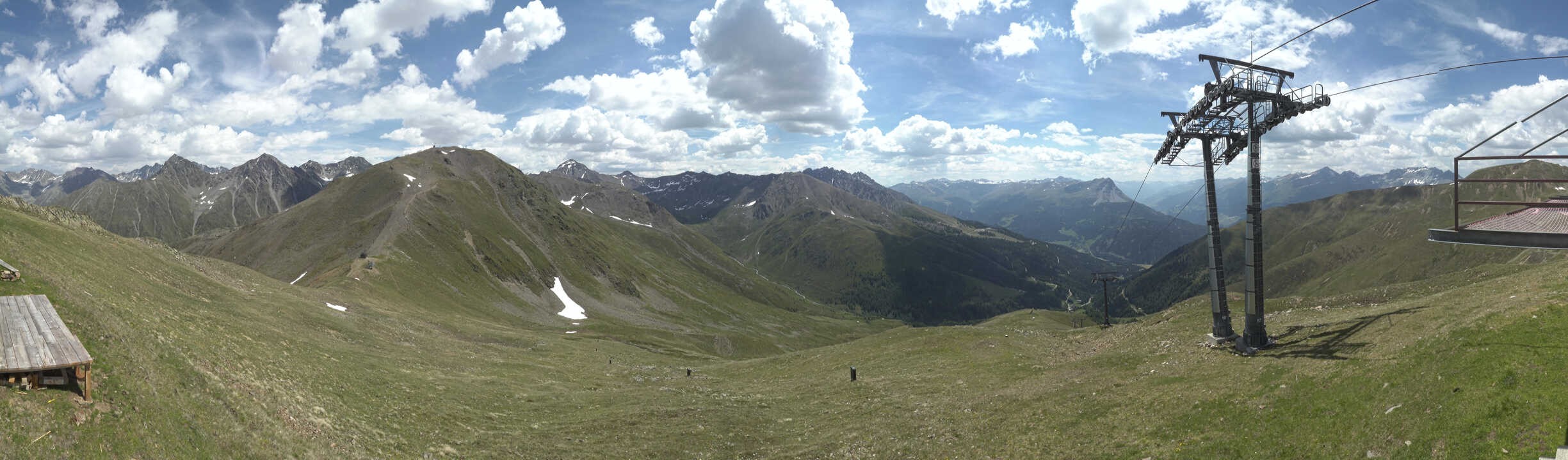 Archiv Foto Webcam Panoramablick Tscheyeck