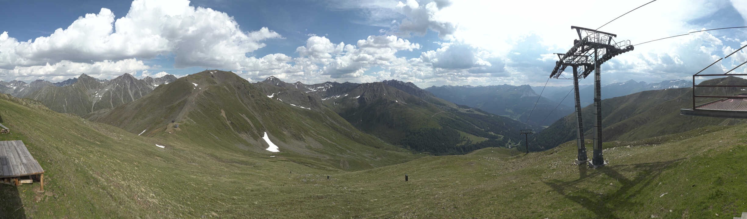 Archiv Foto Webcam Panoramablick Tscheyeck