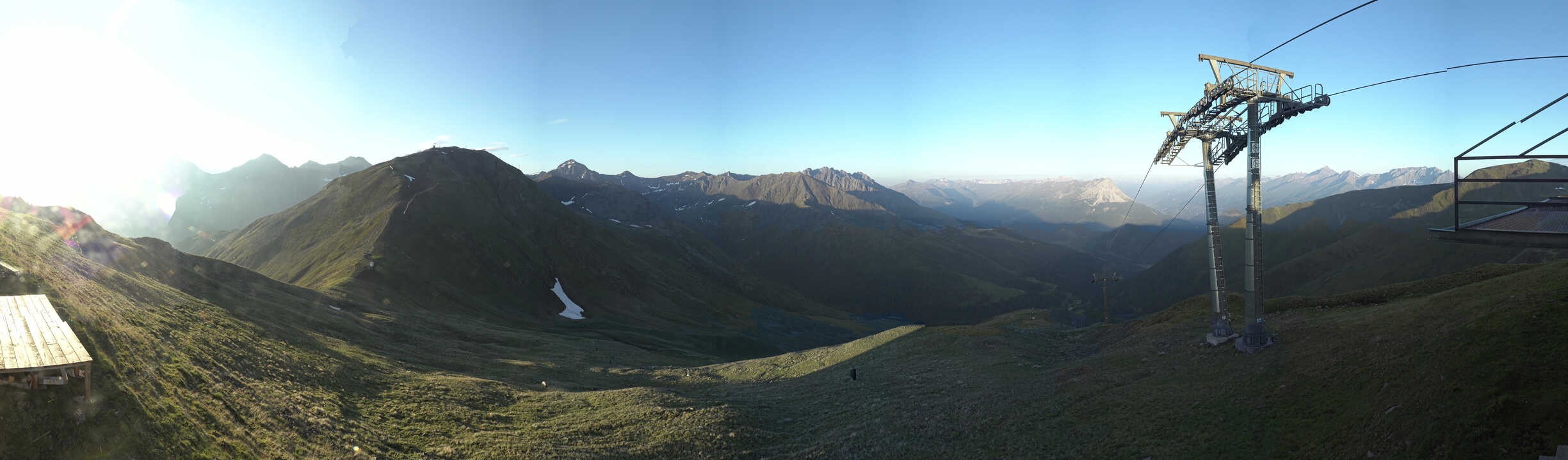 Archiv Foto Webcam Panoramablick Tscheyeck